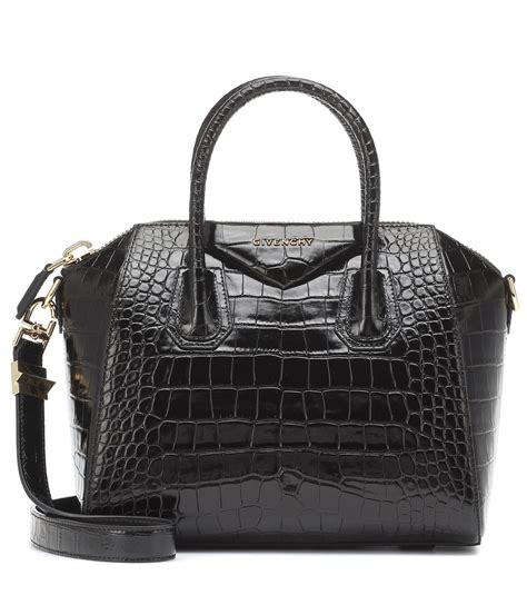 givenchy navy croc small antigona bag|Givenchy antigona bag sale.